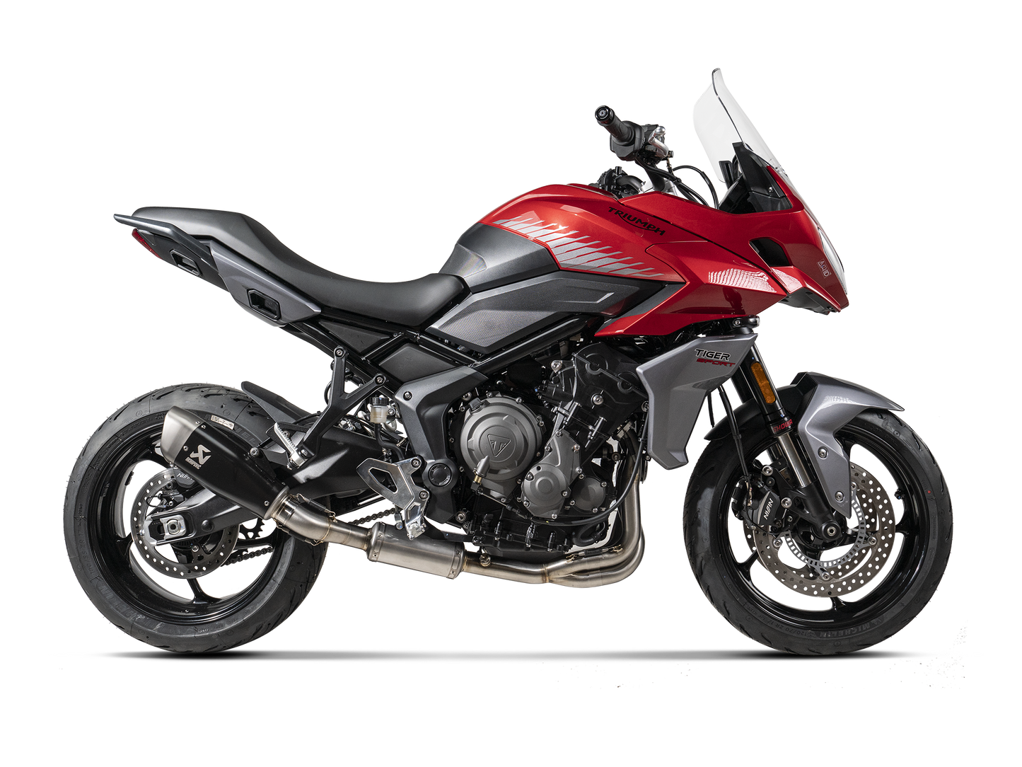 AKRAPOVIC S-T6R2-CQTBL Triumph 660 Daytona / Tiger Sport / Trident Full Exhaust System "Racing Line" (titanium) – Accessories in the 2WheelsHero Motorcycle Aftermarket Accessories and Parts Online Shop