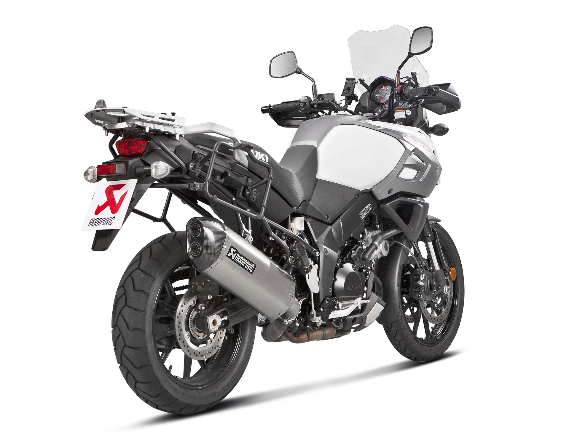 AKRAPOVIC S-S10SO14-HAFT Suzuki V-Strom 1000 (2019+) Slip-on Exhaust (titanium) – Accessories in the 2WheelsHero Motorcycle Aftermarket Accessories and Parts Online Shop