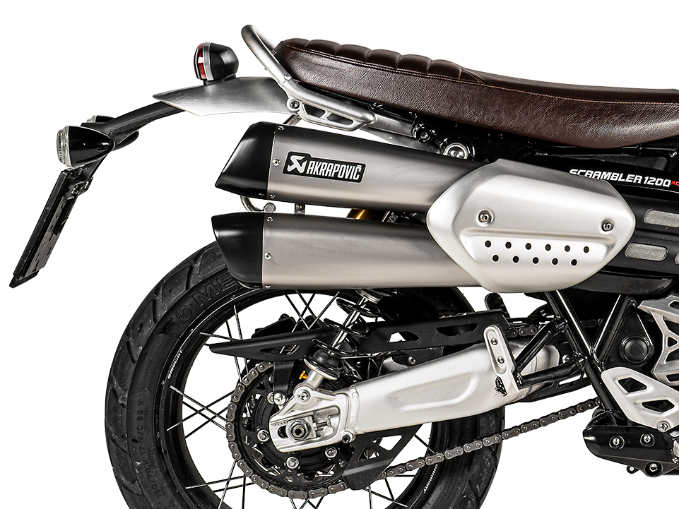 AKRAPOVIC S-T12SO3-HCQT Triumph Scrambler 1200 (2020+) Slip-On Exhaust (titanium) – Accessories in the 2WheelsHero Motorcycle Aftermarket Accessories and Parts Online Shop