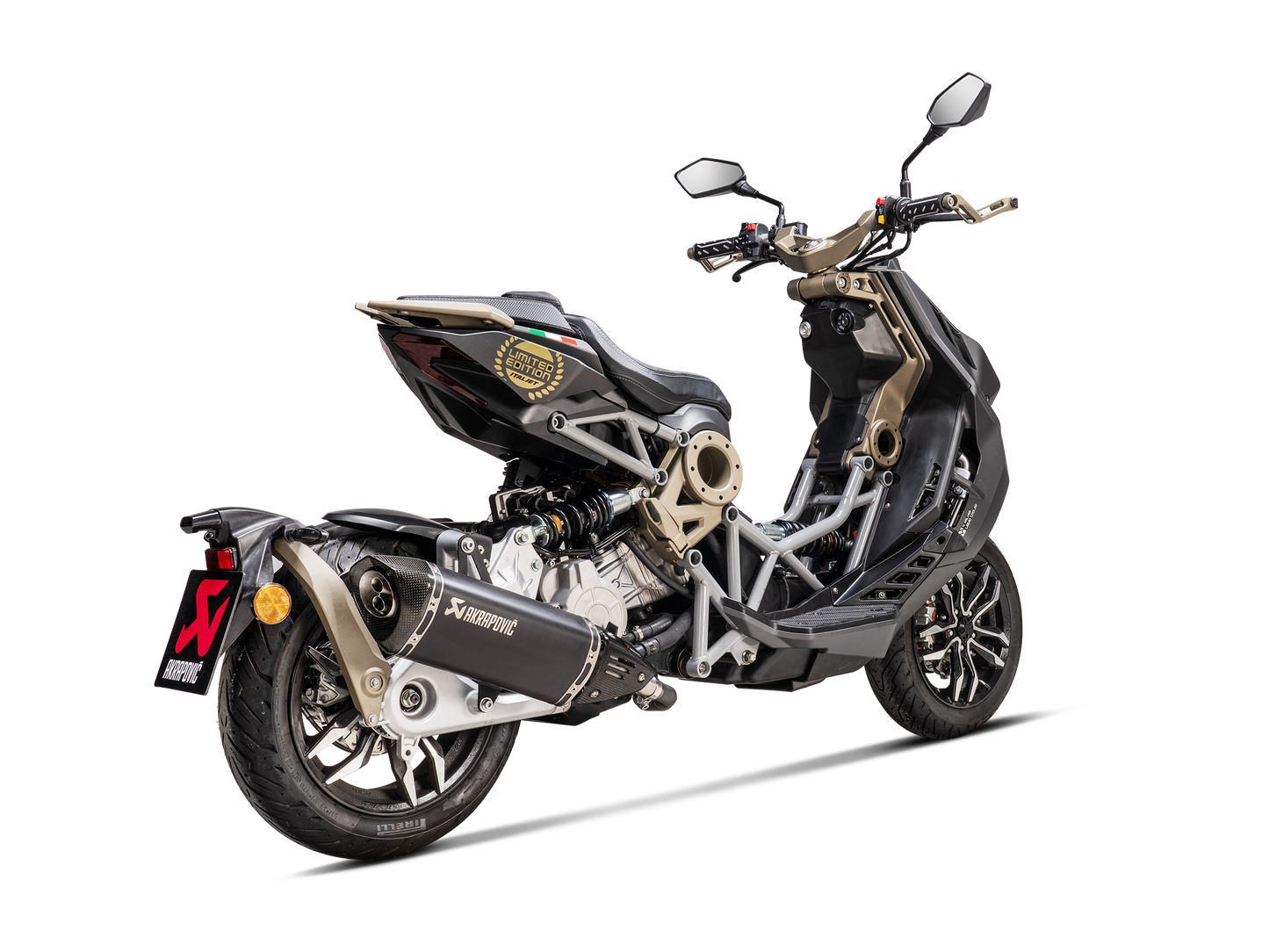 AKRAPOVIC P-HSIT125SO1 Italjet Dragster 300 (2025+) Heat Shield (carbon) – Accessories in the 2WheelsHero Motorcycle Aftermarket Accessories and Parts Online Shop