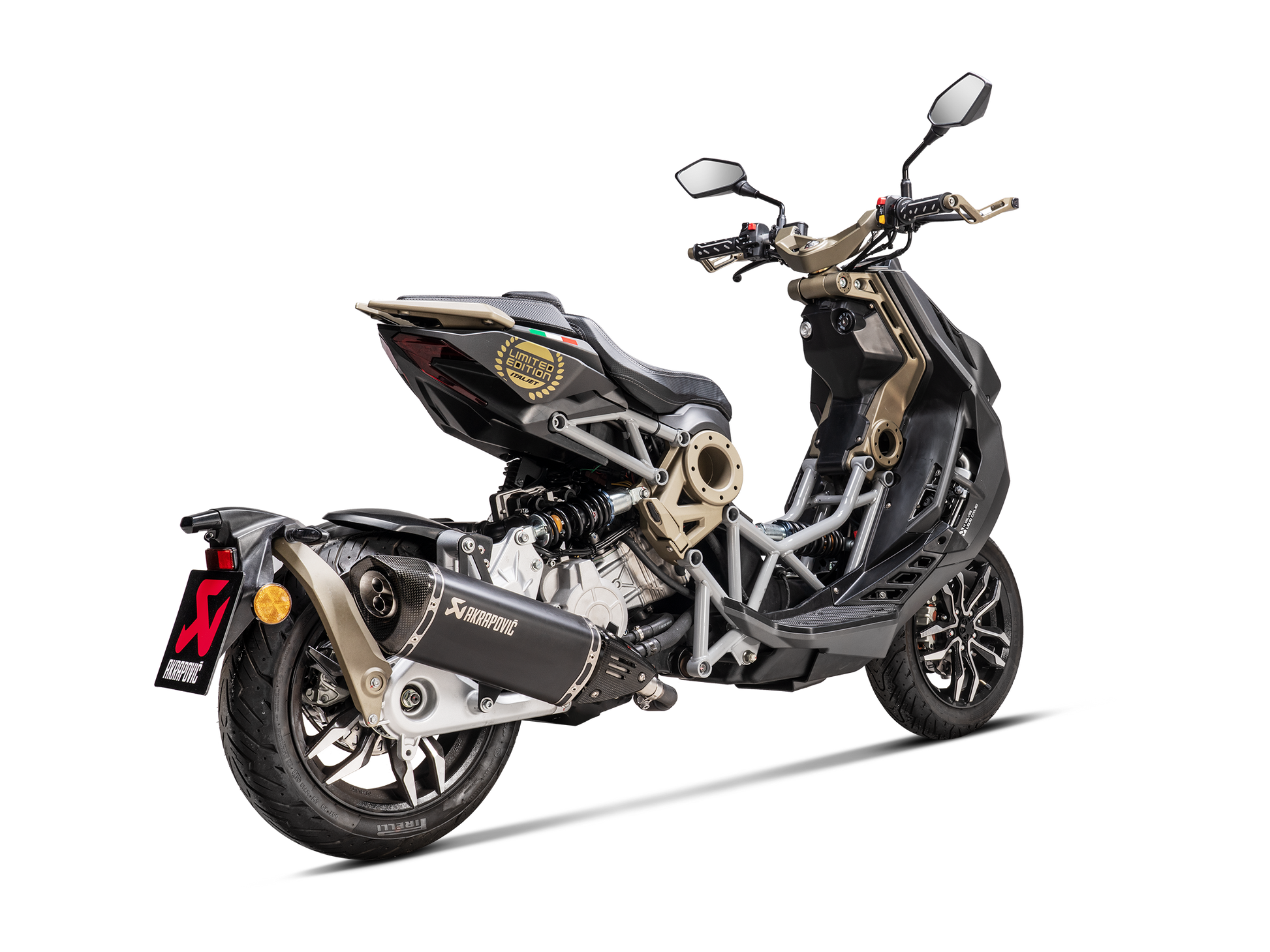 AKRAPOVIC P-HSIT125SO1 Italjet Dragster 300 (2025+) Heat Shield (carbon) – Accessories in the 2WheelsHero Motorcycle Aftermarket Accessories and Parts Online Shop