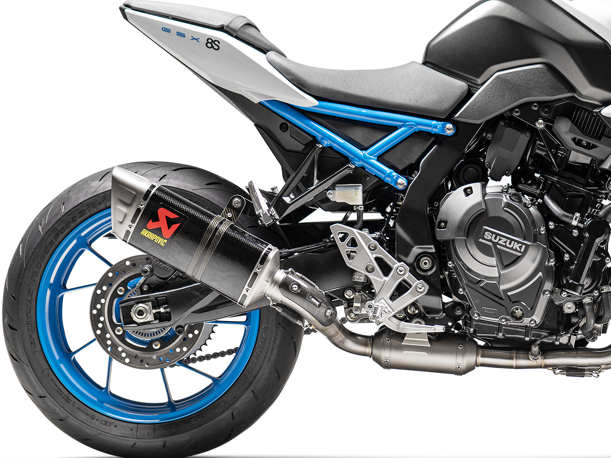 AKRAPOVIC S-S8R1-EEC Suzuki GSX-8S / GSX-8R (2024+) Full Exhaust System "Racing Line" (carbon) – Accessories in the 2WheelsHero Motorcycle Aftermarket Accessories and Parts Online Shop