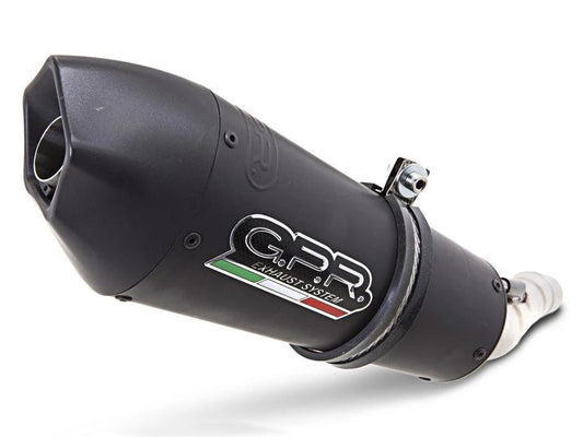 GPR Ducati Hypermotard 939 Slip-on Exhaust "GPE Evo 4 Black Titanium" (EU homologated)