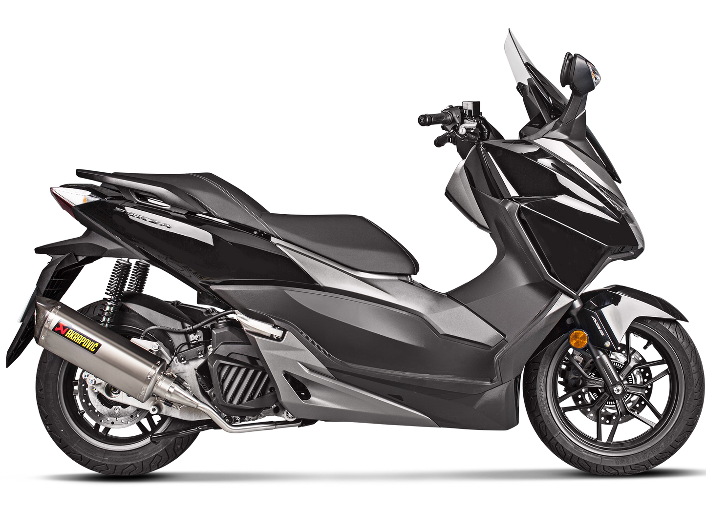 AKRAPOVIC S-H125R5-HRSS Honda NSS125 Forza (2020+) Exhaust System "Racing Line" (SS) – Accessories in the 2WheelsHero Motorcycle Aftermarket Accessories and Parts Online Shop
