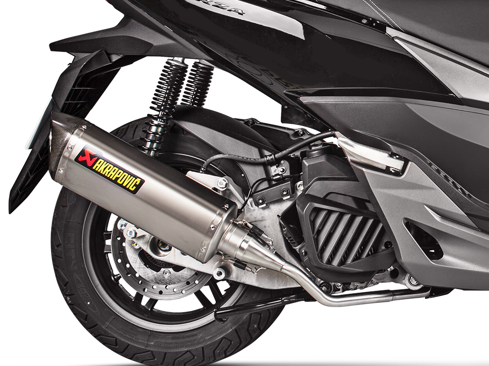 AKRAPOVIC S-H125R5-HRSS Honda NSS125 Forza (2020+) Exhaust System "Racing Line" (SS) – Accessories in the 2WheelsHero Motorcycle Aftermarket Accessories and Parts Online Shop