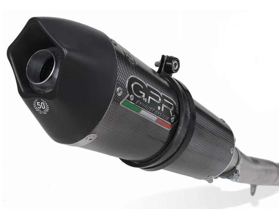 GPR Ducati Hypermotard 821 Slip-on Exhaust "GPE Anniversary Poppy"