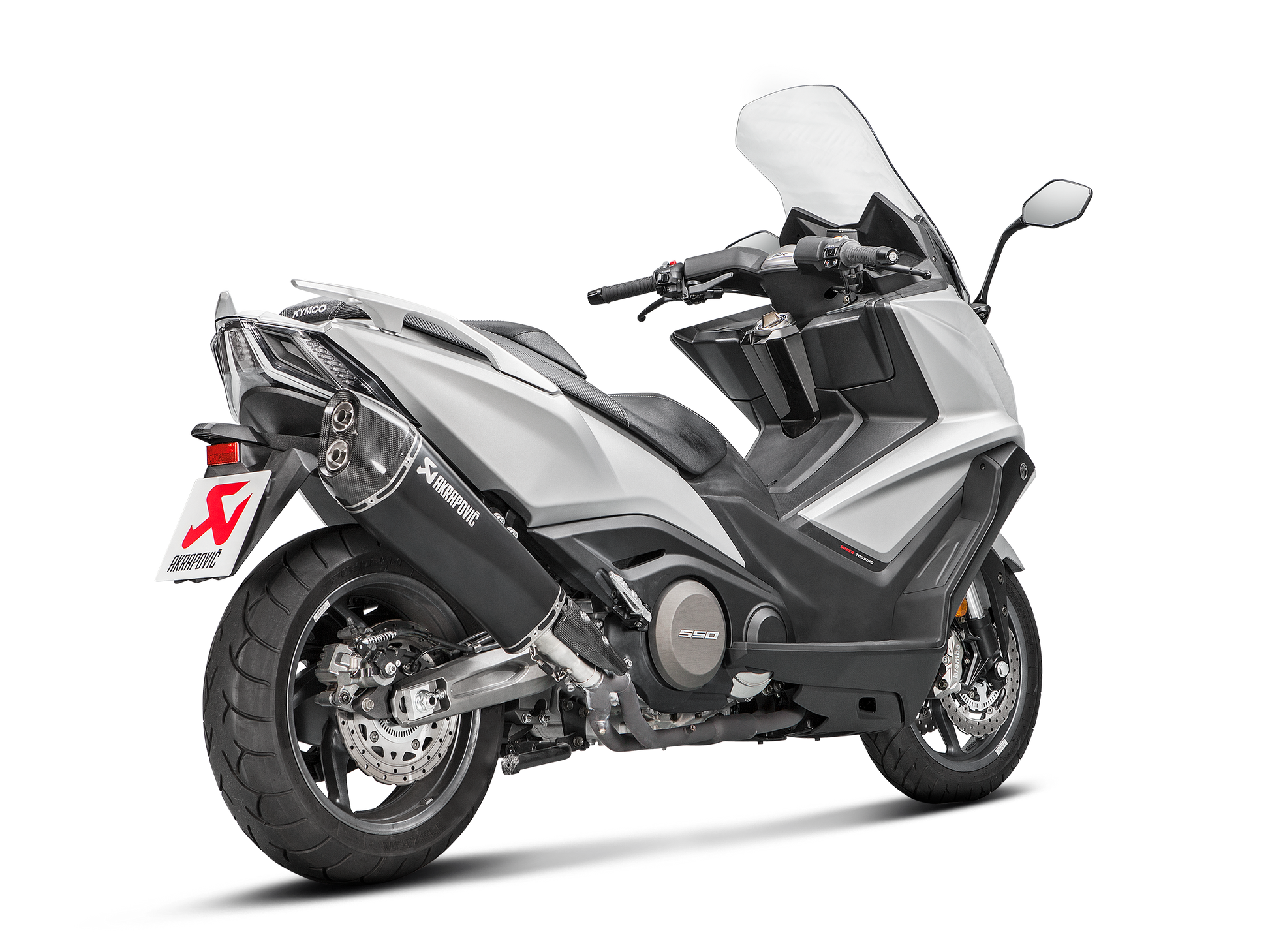 AKRAPOVIC S-KY5SO1-HRAASSBL Kymco AK 550 (2020+) Slip-On Exhaust (SS) – Accessories in the 2WheelsHero Motorcycle Aftermarket Accessories and Parts Online Shop
