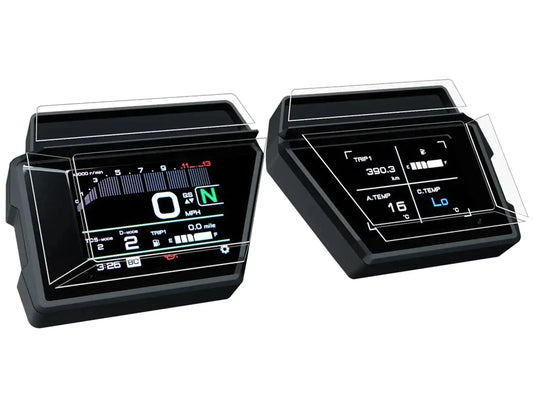 DSP-YAM-014 - R&G RACING Yamaha Tracer 9 / GT (2021+) Dashboard Screen Protector Kit