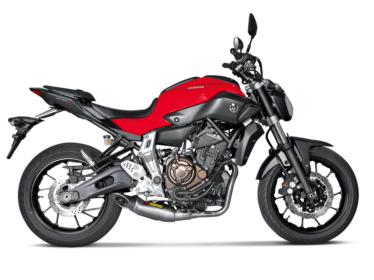 AKRAPOVIC S-Y7R1-HAFT Yamaha MT-07 / FZ-07 (2016+) Exhaust System "Racing Line" (titanium) – Accessories in the 2WheelsHero Motorcycle Aftermarket Accessories and Parts Online Shop