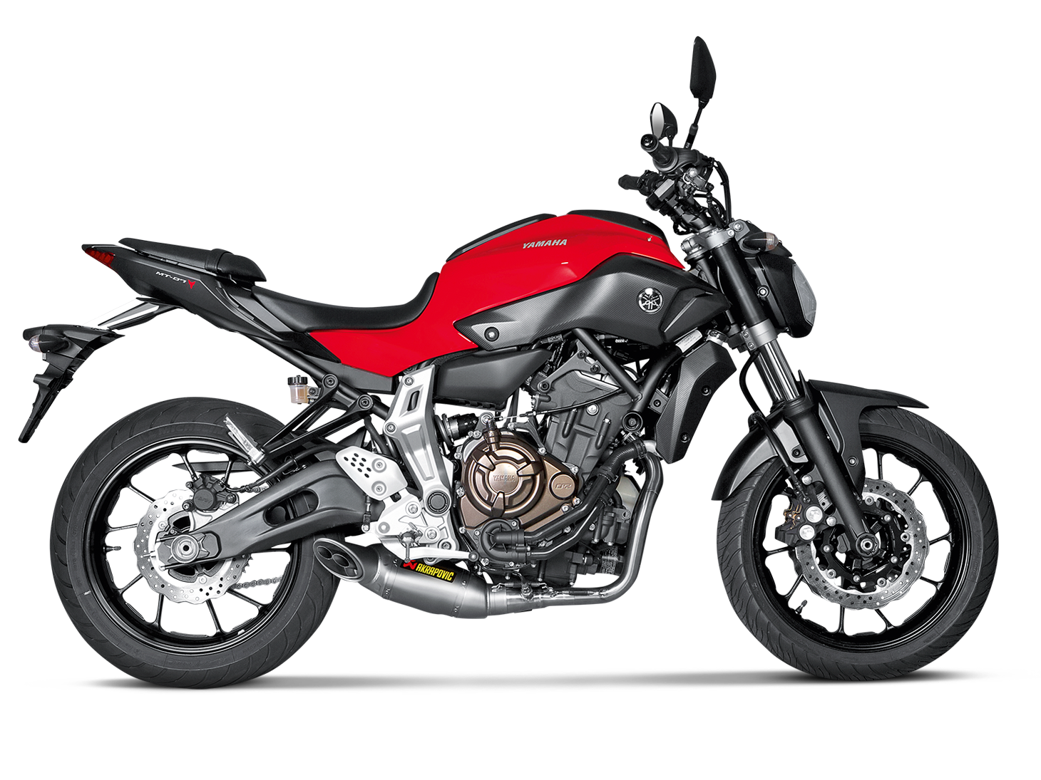 AKRAPOVIC S-Y7R1-HAFT Yamaha MT-07 / FZ-07 (2016+) Exhaust System "Racing Line" (titanium) – Accessories in the 2WheelsHero Motorcycle Aftermarket Accessories and Parts Online Shop