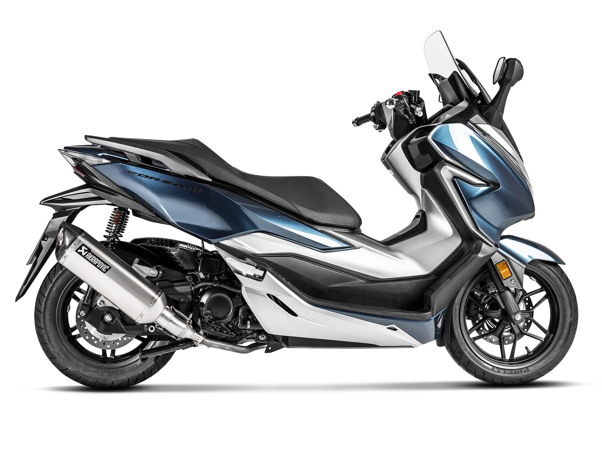 AKRAPOVIC S-H3SO5-HRSS Honda NSS250 / NSS300 Forza (2020+) Slip-on Exhaust SS – Accessories in the 2WheelsHero Motorcycle Aftermarket Accessories and Parts Online Shop