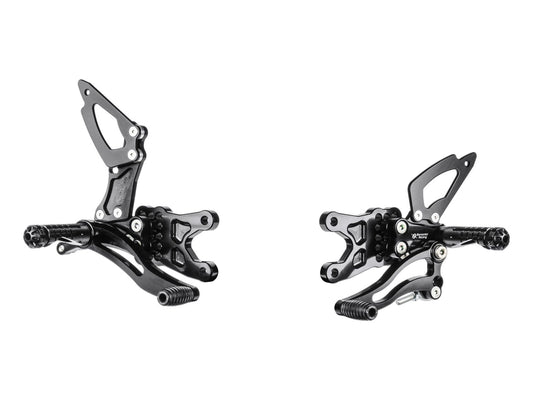 S006 - BONAMICI RACING Suzuki GSX-R1000 (07/08) Adjustable Rearset – Accessories in the 2WheelsHero Motorcycle Aftermarket Accessories and Parts Online Shop