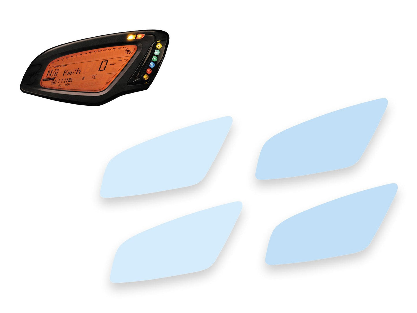 DP025 - CNC RACING MV Agusta Dashboard Screen Protectors kit – Accessories in the Factory Racing Motorcycle Aftermarket Accessories and Parts Online Shop