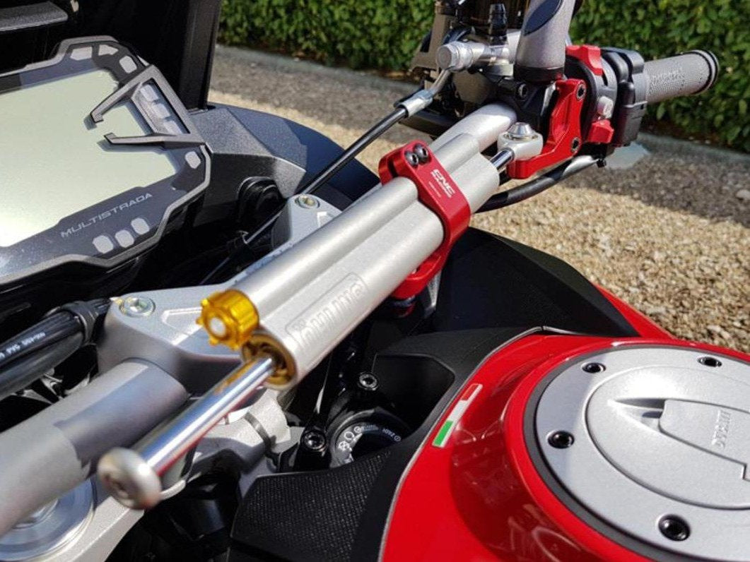 Ducati Multistrada 950 (17/18) OHLINS Steering Damper + CNC RACING Mounting Kit – Accessories in the Factory Racing Motorcycle Aftermarket Accessories and Parts Online Shop