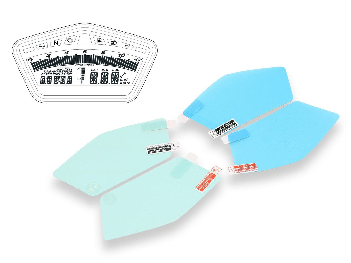 DP005 - CNC RACING Ducati Streetfighter Dashboard Screen Protectors kit – Accessories in the Factory Racing Motorcycle Aftermarket Accessories and Parts Online Shop