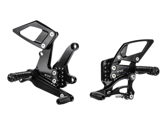 K019 - BONAMICI RACING Kawasaki Ninja 250 / 400 (2018+) Adjustable Rearset – Accessories in the 2WheelsHero Motorcycle Aftermarket Accessories and Parts Online Shop