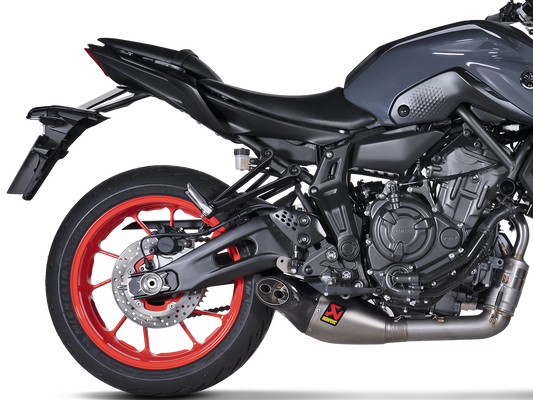 AKRAPOVIC S-Y7R8-HEGEHT/1 Yamaha MT-07 / FZ-07 (2024+) Exhaust System "Racing Line" (titanium) – Accessories in the 2WheelsHero Motorcycle Aftermarket Accessories and Parts Online Shop