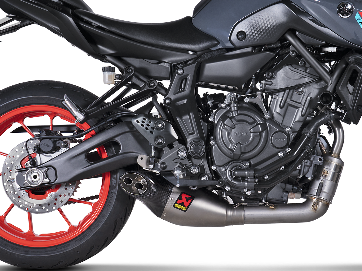 AKRAPOVIC S-Y7R8-HEGEHT/1 Yamaha XSR 700 / XTribute (2024+) Exhaust System "Racing Line" (titanium) – Accessories in the 2WheelsHero Motorcycle Aftermarket Accessories and Parts Online Shop