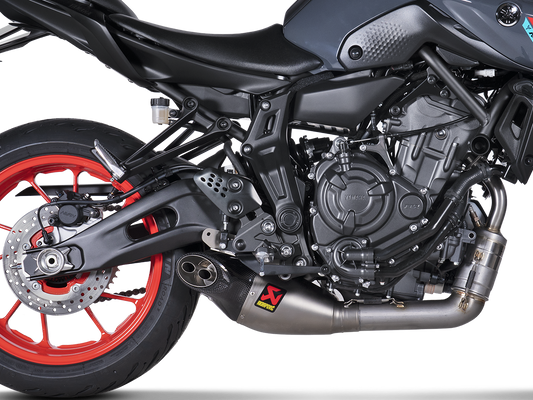 AKRAPOVIC S-Y7R8-HEGEHT/1 Yamaha XSR 700 / XTribute (2024+) Exhaust System "Racing Line" (titanium) – Accessories in the 2WheelsHero Motorcycle Aftermarket Accessories and Parts Online Shop