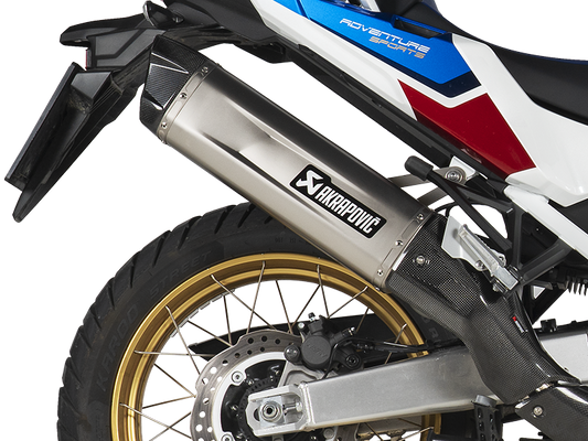 AKRAPOVIC S-H11SO2-HGJT Honda CRF1100L Africa Twin / Adventure Sports (2023+) Slip-On Exhaust (titanium) – Accessories in the 2WheelsHero Motorcycle Aftermarket Accessories and Parts Online Shop