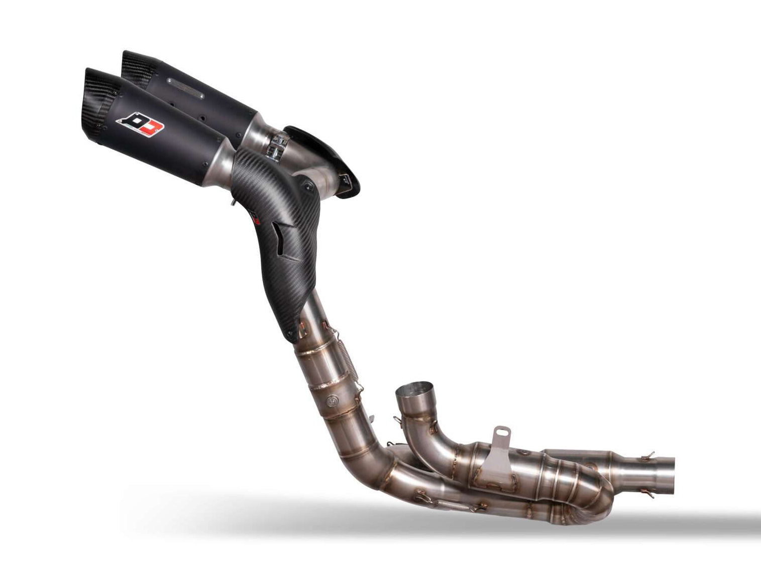 QD EXHAUST Ducati Panigale V4 (18/24) Semi-full Exhaust System "Gunshot Dark Matter" – Accessories in the 2WheelsHero Motorcycle Aftermarket Accessories and Parts Online Shop