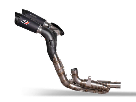 QD EXHAUST Ducati Panigale V4 (18/24) Semi-full Exhaust System "Gunshot Dark Matter" – Accessories in the 2WheelsHero Motorcycle Aftermarket Accessories and Parts Online Shop