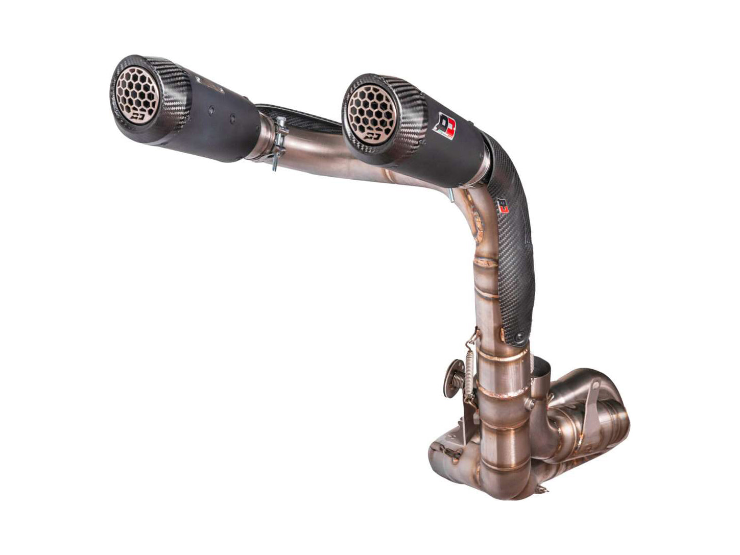 QD EXHAUST Ducati Panigale V4 (18/24) Semi-full Exhaust System "Gunshot Dark Matter" – Accessories in the 2WheelsHero Motorcycle Aftermarket Accessories and Parts Online Shop