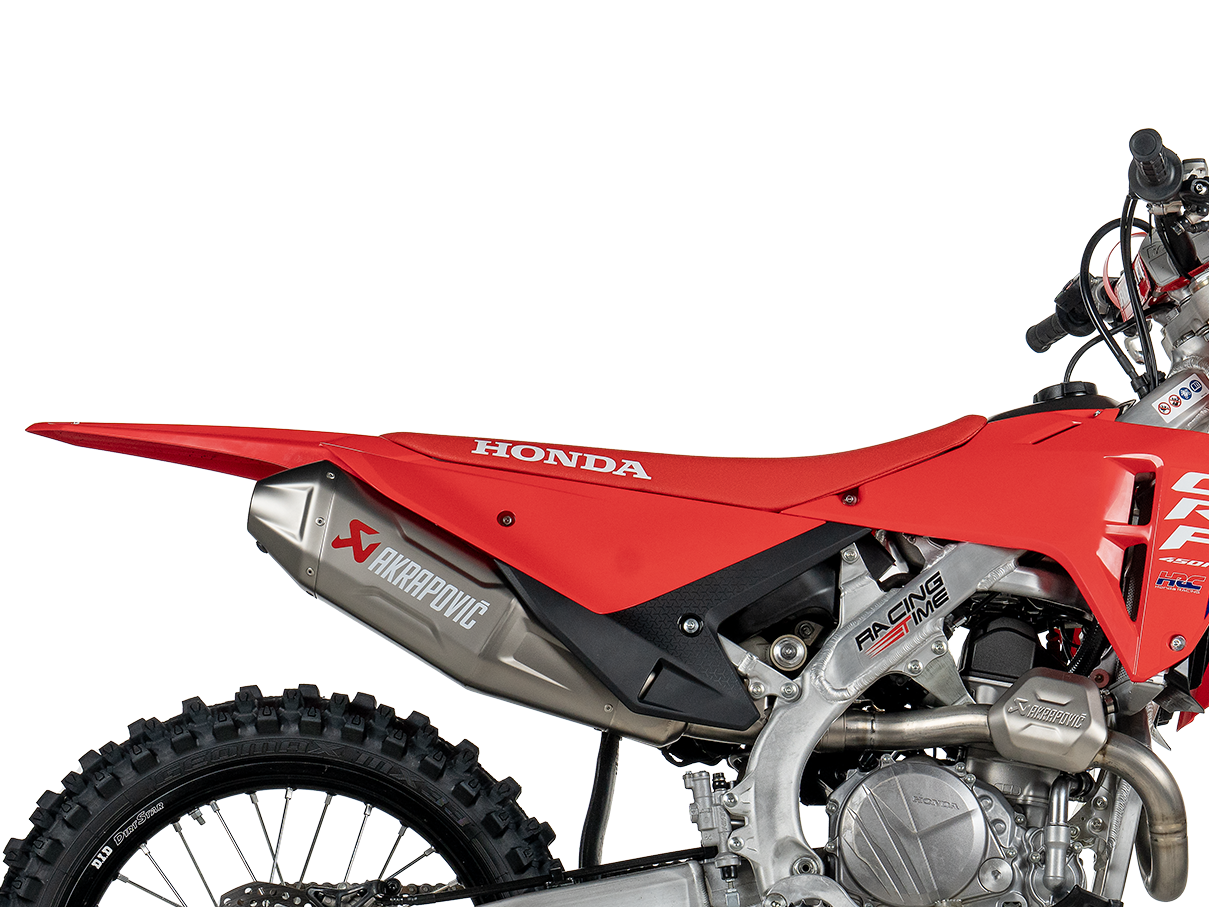 AKRAPOVIC S-H2MET13-FDHLTA Honda CRF250R / 250RX (2025+) Exhaust System "Evolution Line" (titanium) – Accessories in the 2WheelsHero Motorcycle Aftermarket Accessories and Parts Online Shop