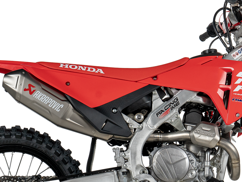 AKRAPOVIC S-H2MET13-FDHLTA Honda CRF250R / 250RX (2025+) Exhaust System "Evolution Line" (titanium) – Accessories in the 2WheelsHero Motorcycle Aftermarket Accessories and Parts Online Shop