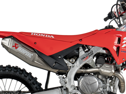 AKRAPOVIC S-H2MET13-FDHLTA Honda CRF250R / 250RX (2025+) Exhaust System "Evolution Line" (titanium) – Accessories in the 2WheelsHero Motorcycle Aftermarket Accessories and Parts Online Shop