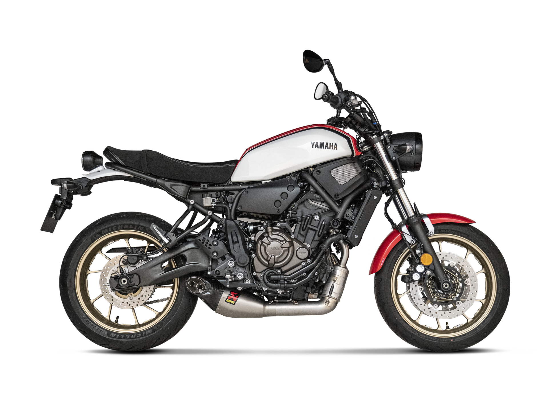 AKRAPOVIC S-Y7R8-HEGEHT/1 Yamaha XSR 700 / XTribute (2024+) Exhaust System "Racing Line" (titanium) – Accessories in the 2WheelsHero Motorcycle Aftermarket Accessories and Parts Online Shop