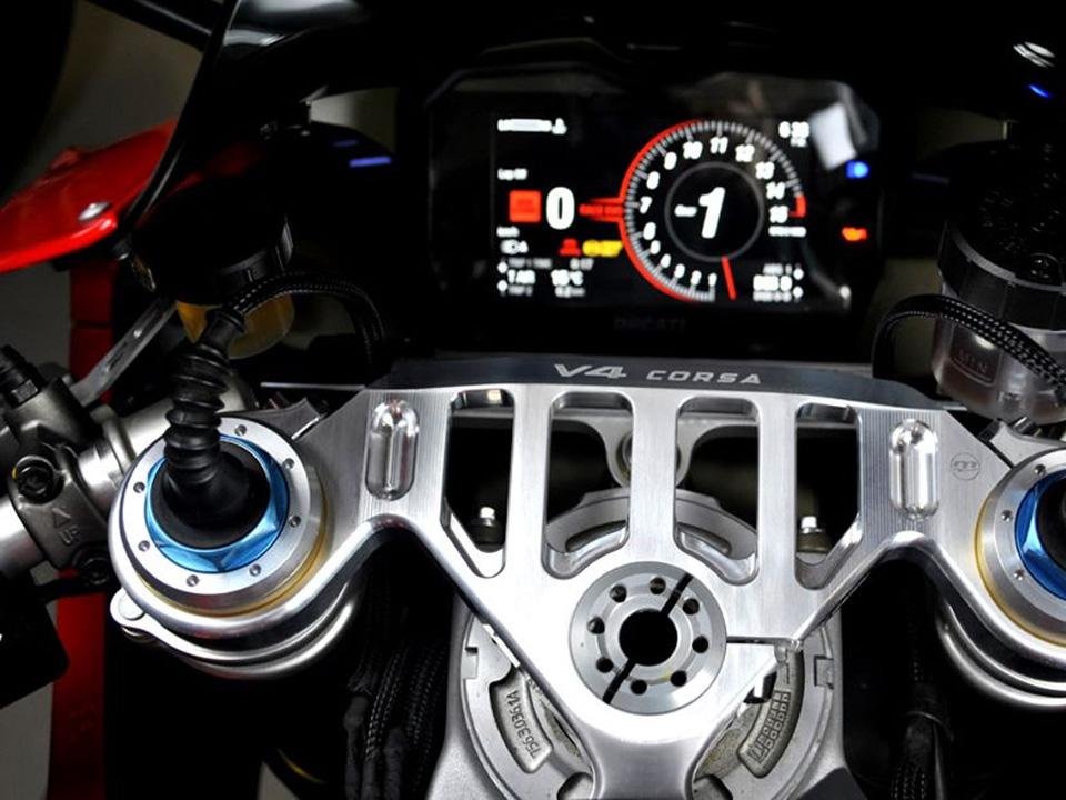 MELOTTI RACING PS-92 Ducati Panigale V4 (2018+) Triple Clamps Top Plate (racing)