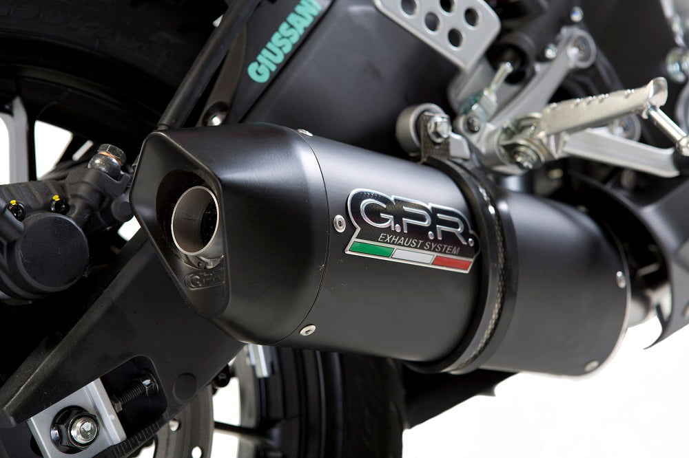 GPR Yamaha YZF-R125 (14/18) Full Exhaust System "Furore Nero" (EU homologated)