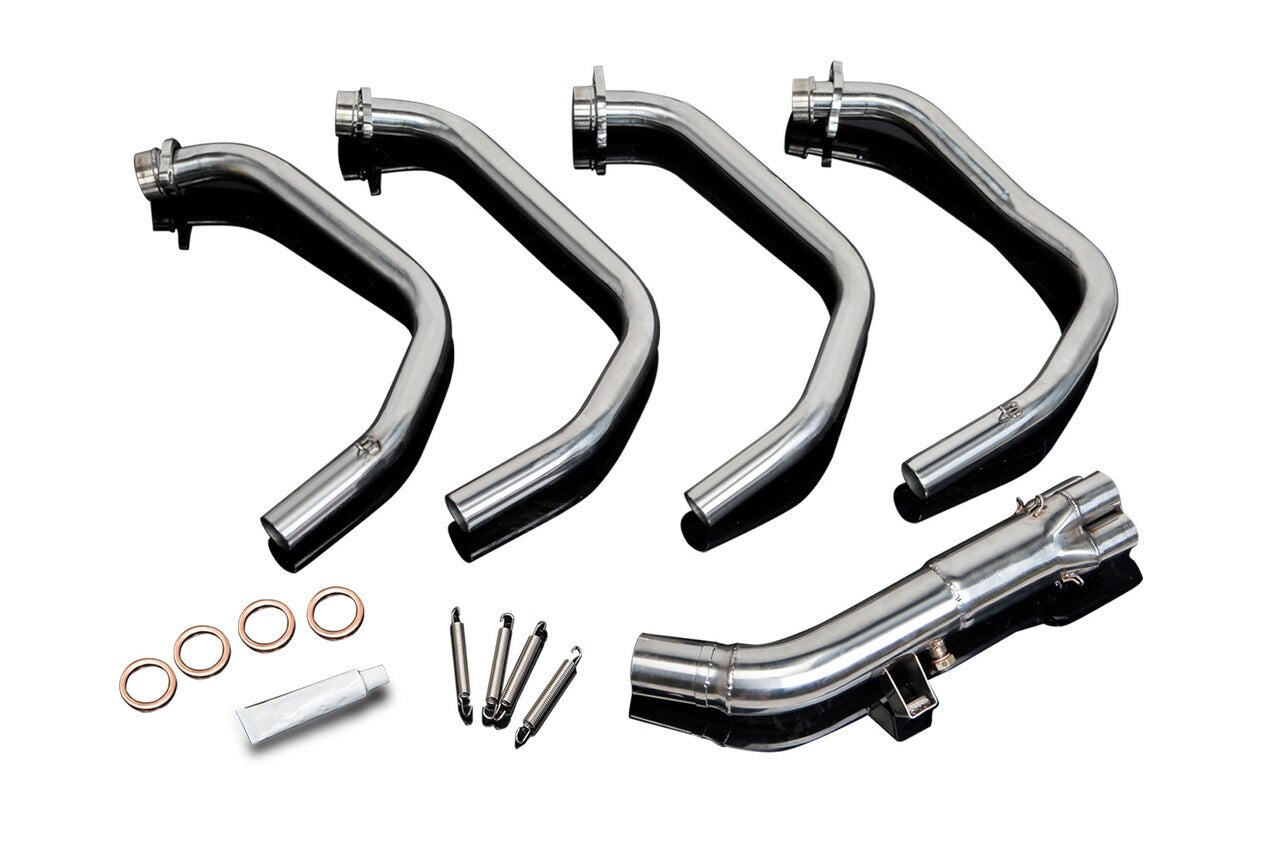 DELKEVIC Suzuki GSX1250FA Traveller Full Exhaust System with Mini 8" Carbon Silencer