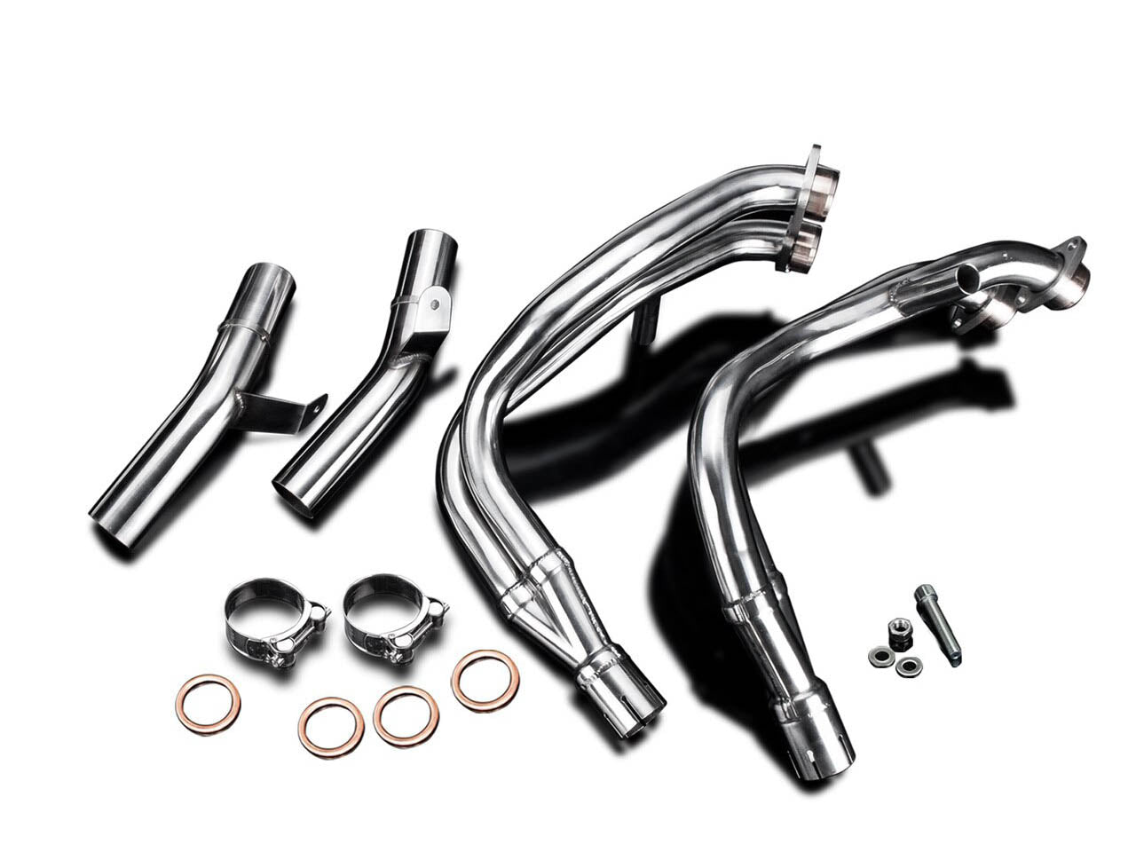 DELKEVIC Suzuki GSXR1300 Hayabusa (99/07) Full 4-2 Exhaust System with DL10 14" Carbon Silencers