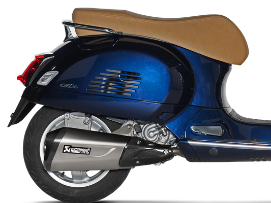 AKRAPOVIC S-VE3SO11-ZDFSS Vespa GTS Super 300 / Sei Giorni / Tech (2021+) Slip-On Exhaust (SS) – Accessories in the 2WheelsHero Motorcycle Aftermarket Accessories and Parts Online Shop