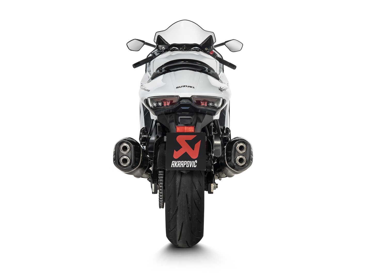 AKRAPOVIC S-S13SO4-HRAATBL Suzuki GSX-1300R Hayabusa (2025+) Slip-On Exhaust (titanium) – Accessories in the 2WheelsHero Motorcycle Aftermarket Accessories and Parts Online Shop
