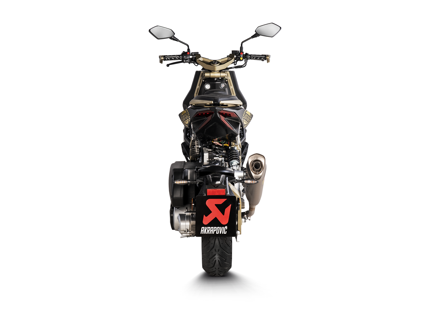 AKRAPOVIC S-IT125SO2-APT Italjet Dragster 125 / 200 (2024+) Slip-On Exhaust (titanium) – Accessories in the 2WheelsHero Motorcycle Aftermarket Accessories and Parts Online Shop