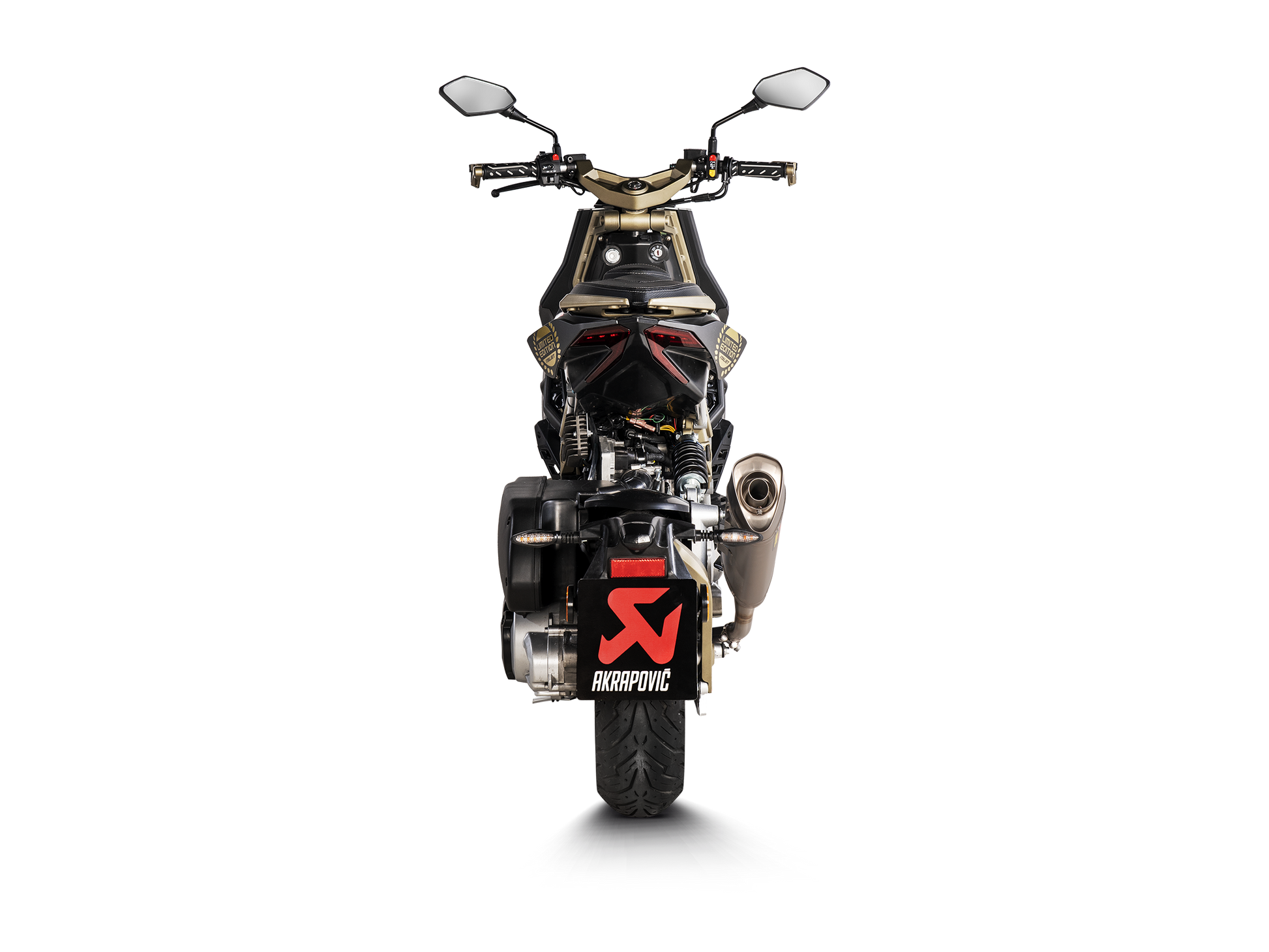 AKRAPOVIC S-IT125SO2-APT Italjet Dragster 125 / 200 (2024+) Slip-On Exhaust (titanium) – Accessories in the 2WheelsHero Motorcycle Aftermarket Accessories and Parts Online Shop