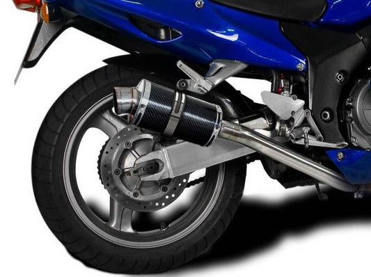 DELKEVIC Honda CBR1100XX Blackbird Full Exhaust System 4-1 with DS70 9" Carbon Silencer