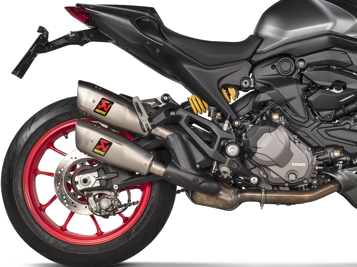 AKRAPOVIC S-D9SO17-HCQT Ducati Monster (2024+) Slip-on Exhaust (titanium) – Accessories in the 2WheelsHero Motorcycle Aftermarket Accessories and Parts Online Shop