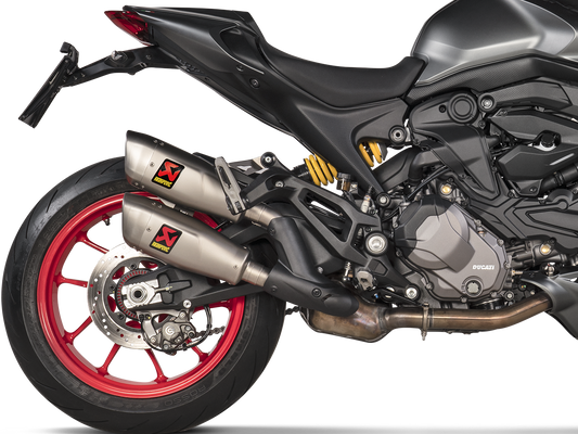 AKRAPOVIC S-D9SO17-HCQT Ducati Monster (2024+) Slip-on Exhaust (titanium) – Accessories in the 2WheelsHero Motorcycle Aftermarket Accessories and Parts Online Shop
