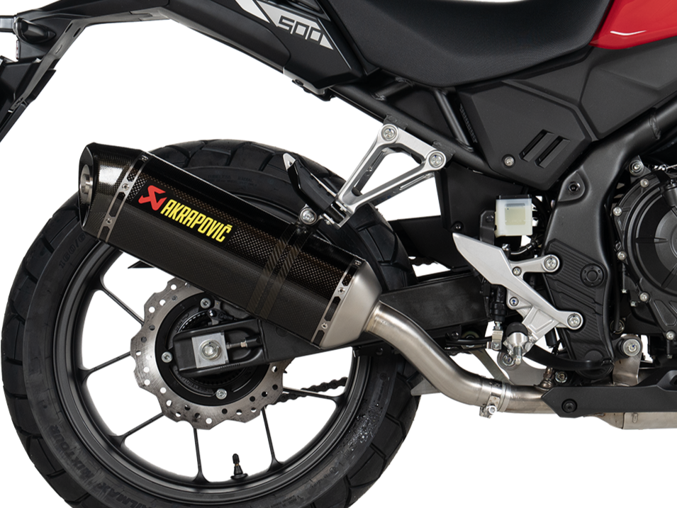 AKRAPOVIC S-H5SO5-HRC Honda CB400X / CB500 / CBR500R / NX500 (2024+) Slip-on Exhaust (carbon) – Accessories in the 2WheelsHero Motorcycle Aftermarket Accessories and Parts Online Shop