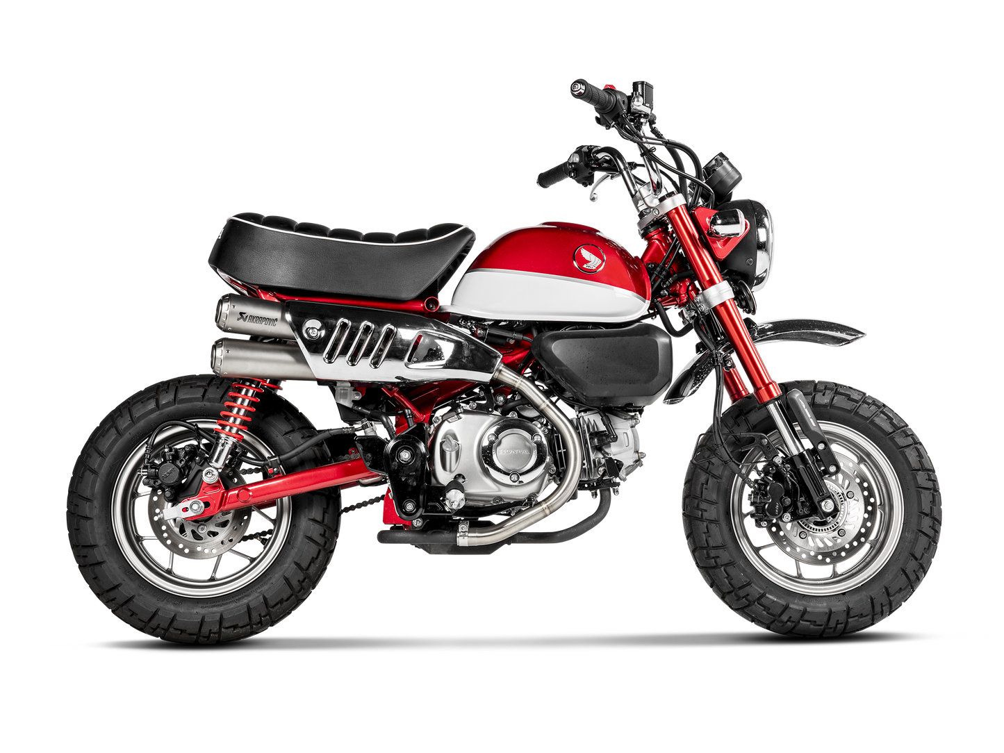 AKRAPOVIC S-H125SO5-FFT Honda Monkey (2025+) Slip-On Exhaust (titanium) – Accessories in the 2WheelsHero Motorcycle Aftermarket Accessories and Parts Online Shop