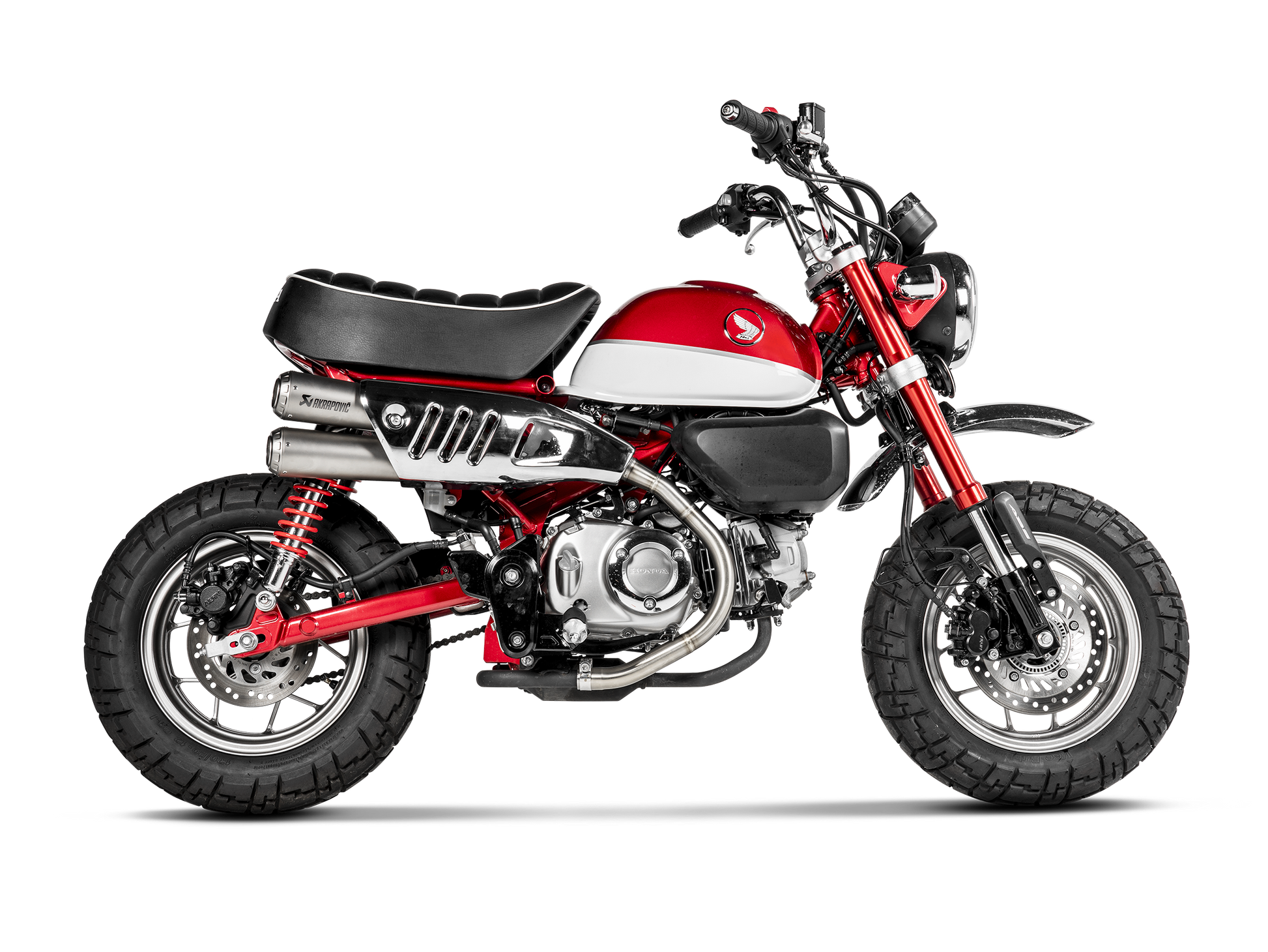 AKRAPOVIC S-H125SO5-FFT Honda Monkey (2025+) Slip-On Exhaust (titanium) – Accessories in the 2WheelsHero Motorcycle Aftermarket Accessories and Parts Online Shop