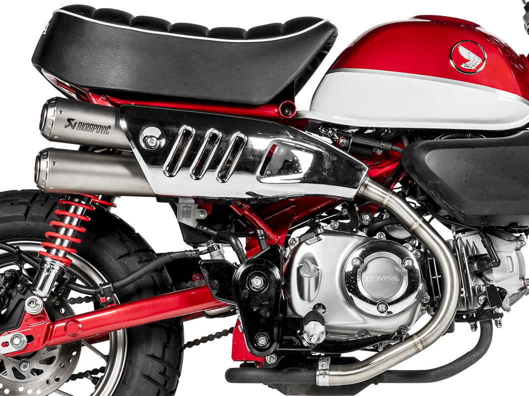 AKRAPOVIC S-H125SO5-FFT Honda Monkey (2025+) Slip-On Exhaust (titanium) – Accessories in the 2WheelsHero Motorcycle Aftermarket Accessories and Parts Online Shop