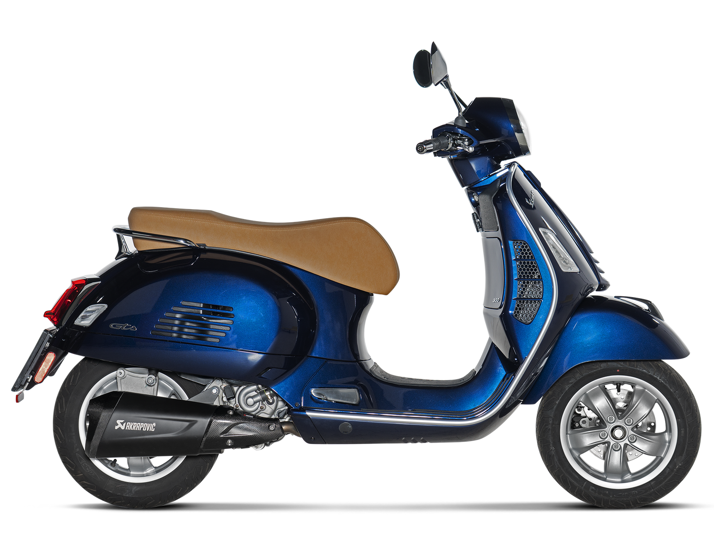 AKRAPOVIC S-VE3SO10-HZDFBL Vespa GTS Super 300 / Sei Giorni / Tech (2021+) Slip-On Exhaust (SS) – Accessories in the 2WheelsHero Motorcycle Aftermarket Accessories and Parts Online Shop