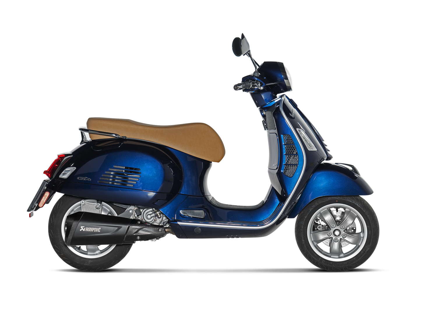 AKRAPOVIC S-VE3SO10-HZDFBL Vespa GTS Super 300 / Sei Giorni / Tech (2024+) Slip-On Exhaust (SS) – Accessories in the 2WheelsHero Motorcycle Aftermarket Accessories and Parts Online Shop