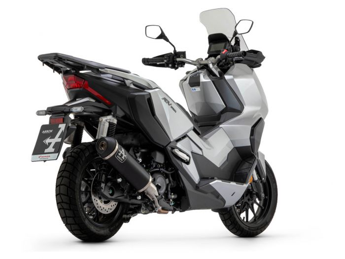 ARROW Honda ADV 350 (2022+) Black Aluminum Slip-on Exhaust