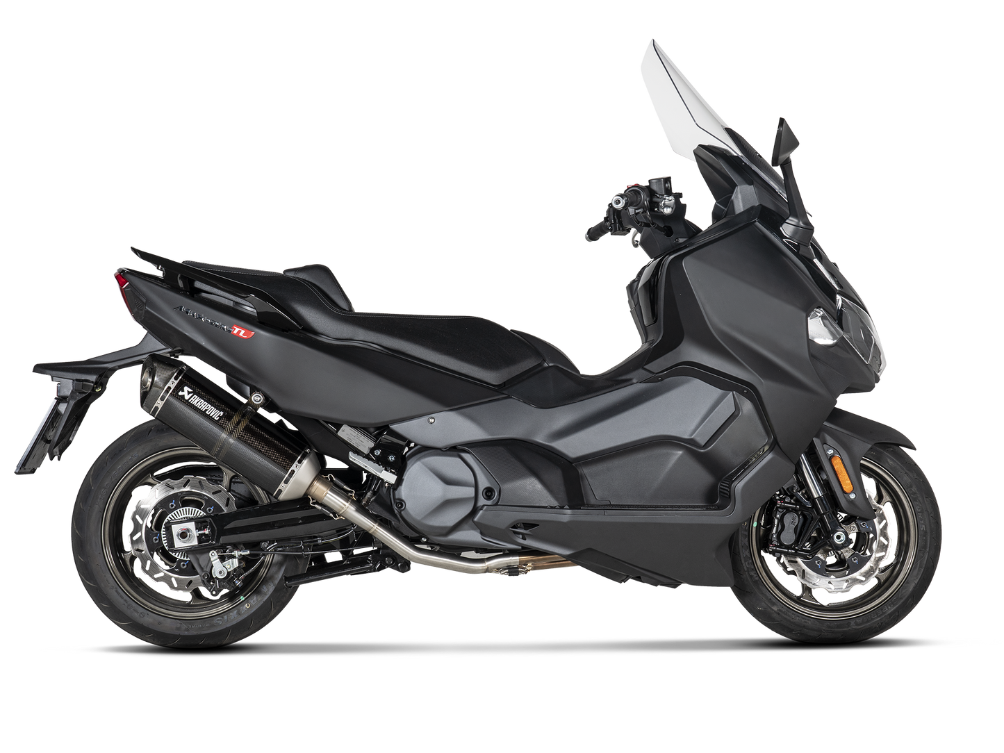 AKRAPOVIC S-SY5R1-RC SYM Maxsym TL (2020+) Exhaust System "Racing Line" (carbon) – Accessories in the 2WheelsHero Motorcycle Aftermarket Accessories and Parts Online Shop